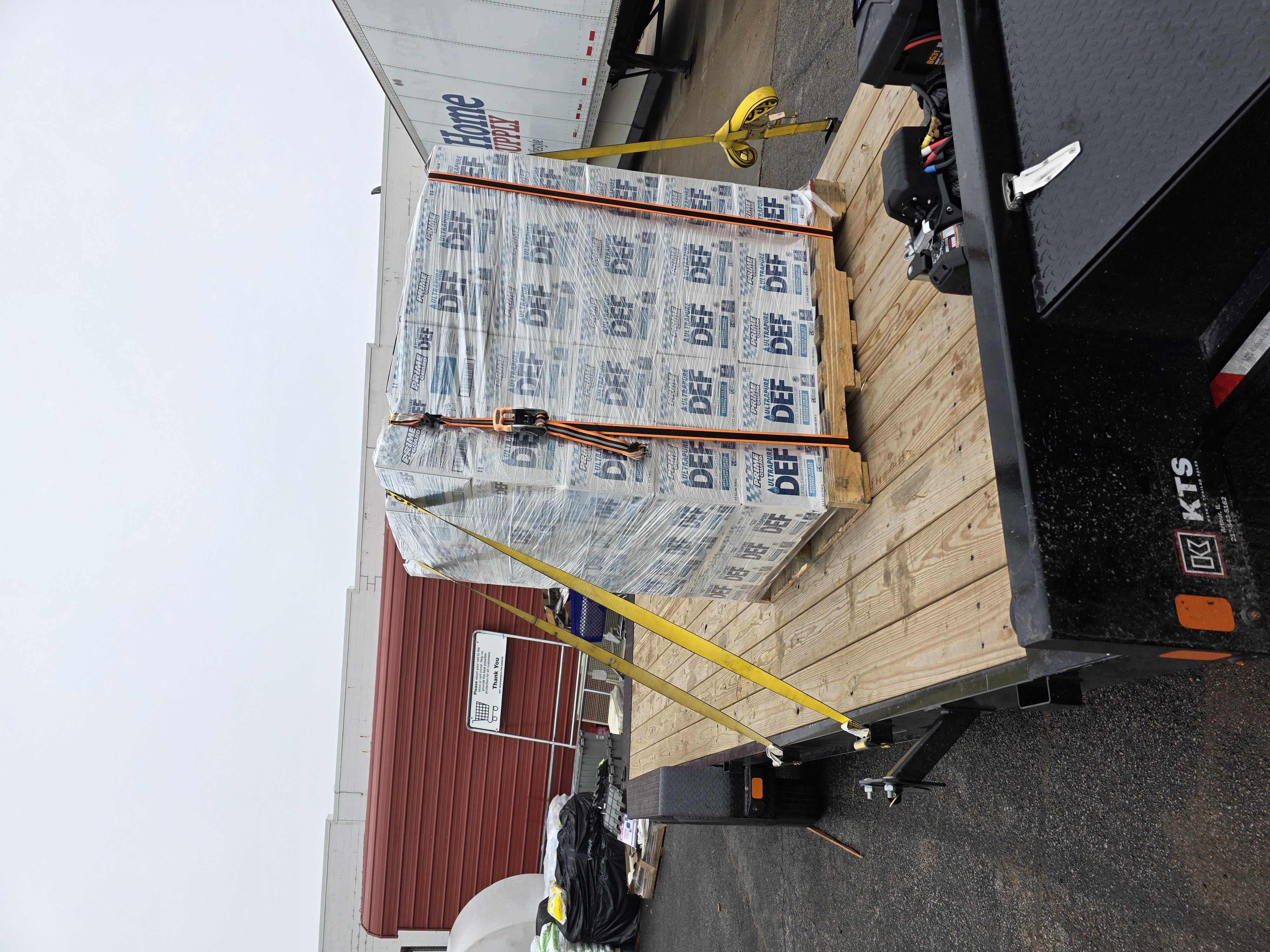 Tilt feature for easy loading